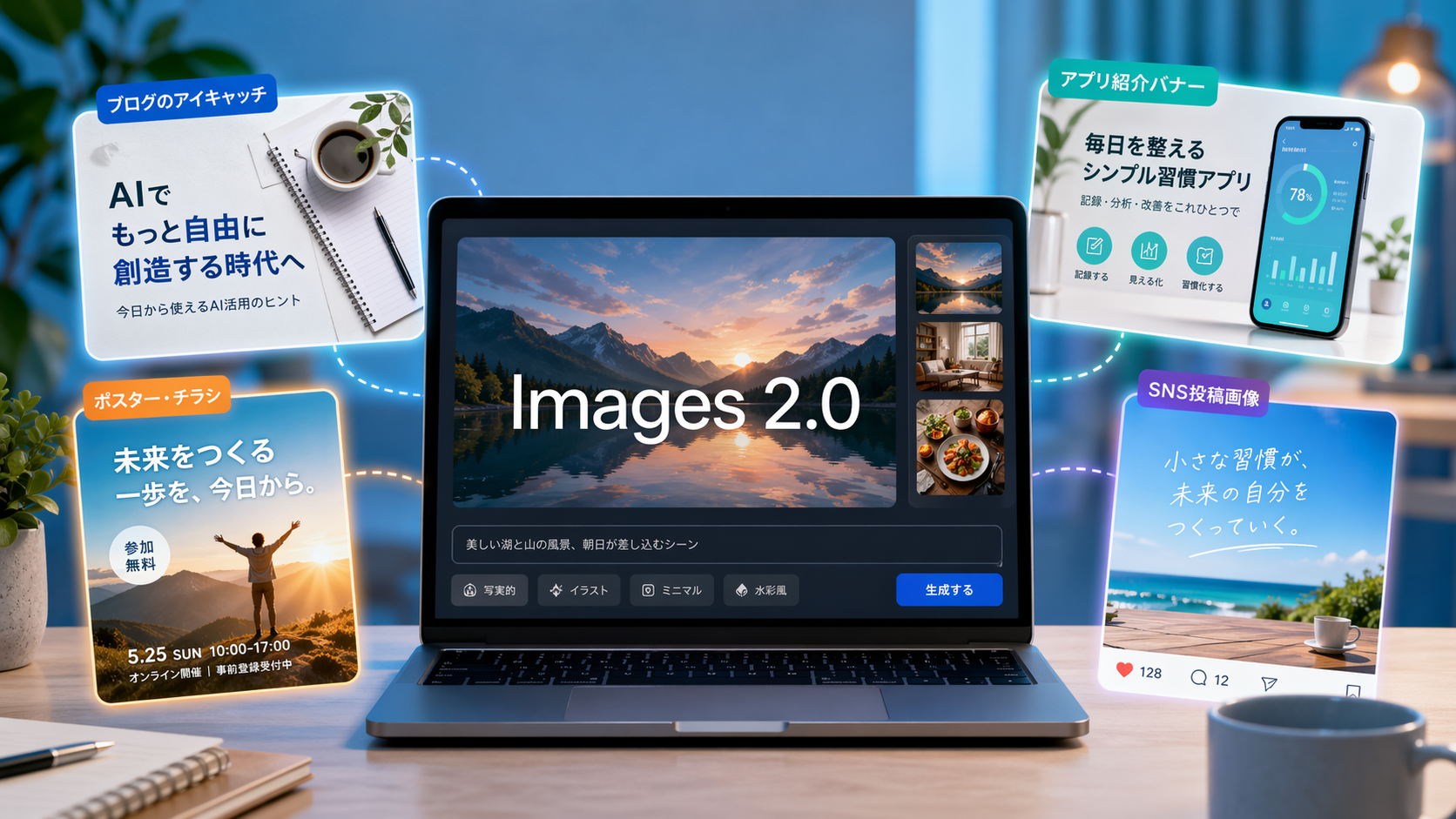 ChatGPTの画像生成が進化。Images 2.0で何が変わるのか